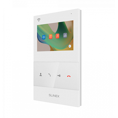 картинка Slinex SQ-04N Cloud цвет белый. 4" Цветной домофон c программной детекцией движения. от компании Intant